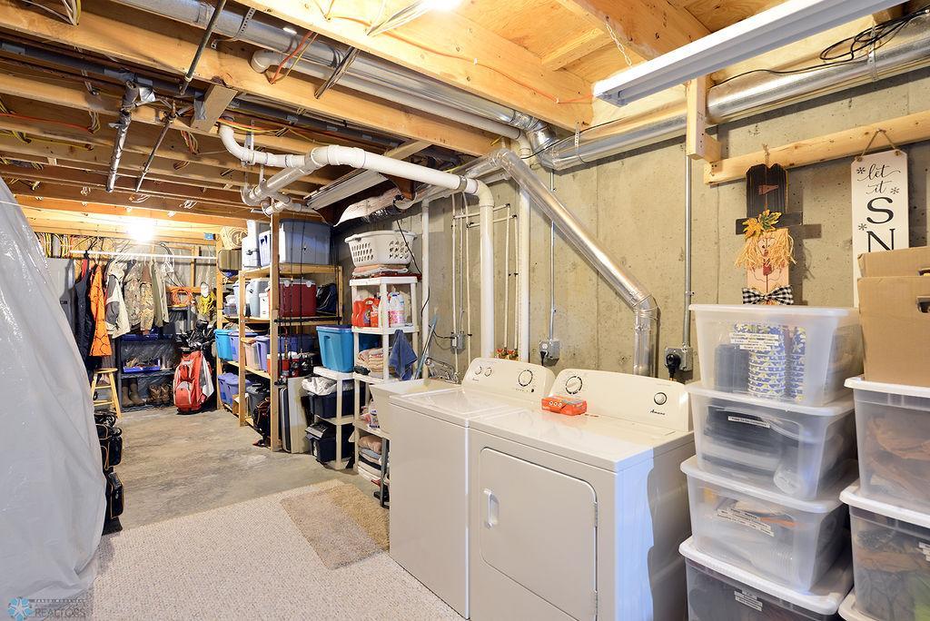 Basement laundry