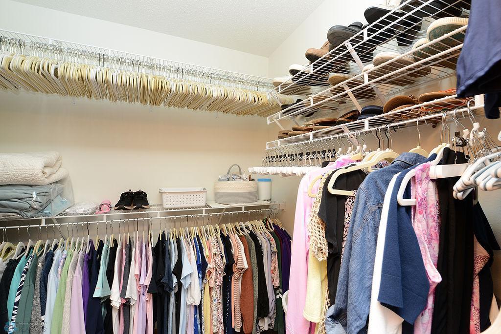 Primary walk in closet