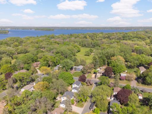 View of Hidden Hollow Park and White Bear Lake