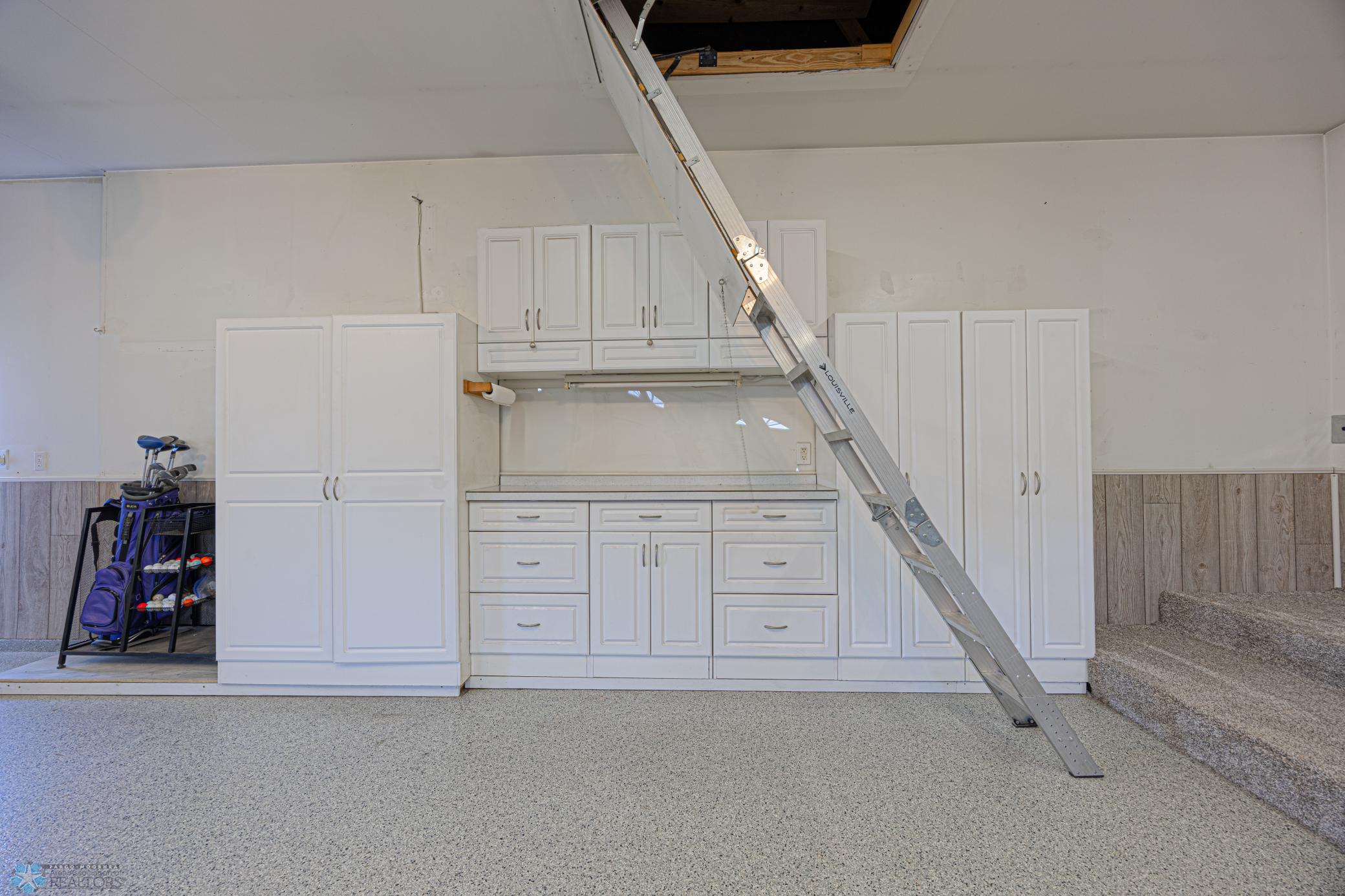 Extra Storage Area Above the Garage