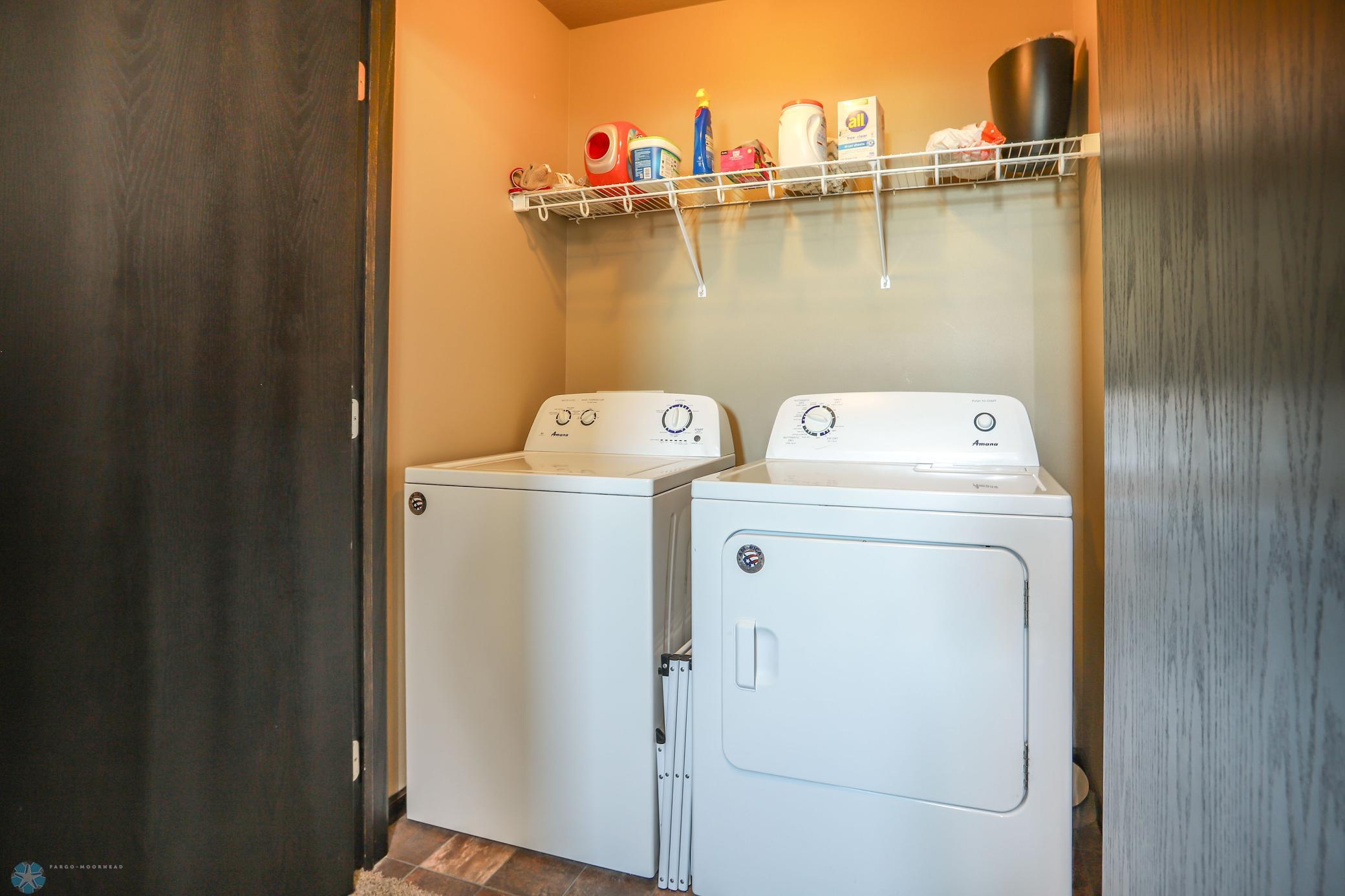 laundry room upstairs