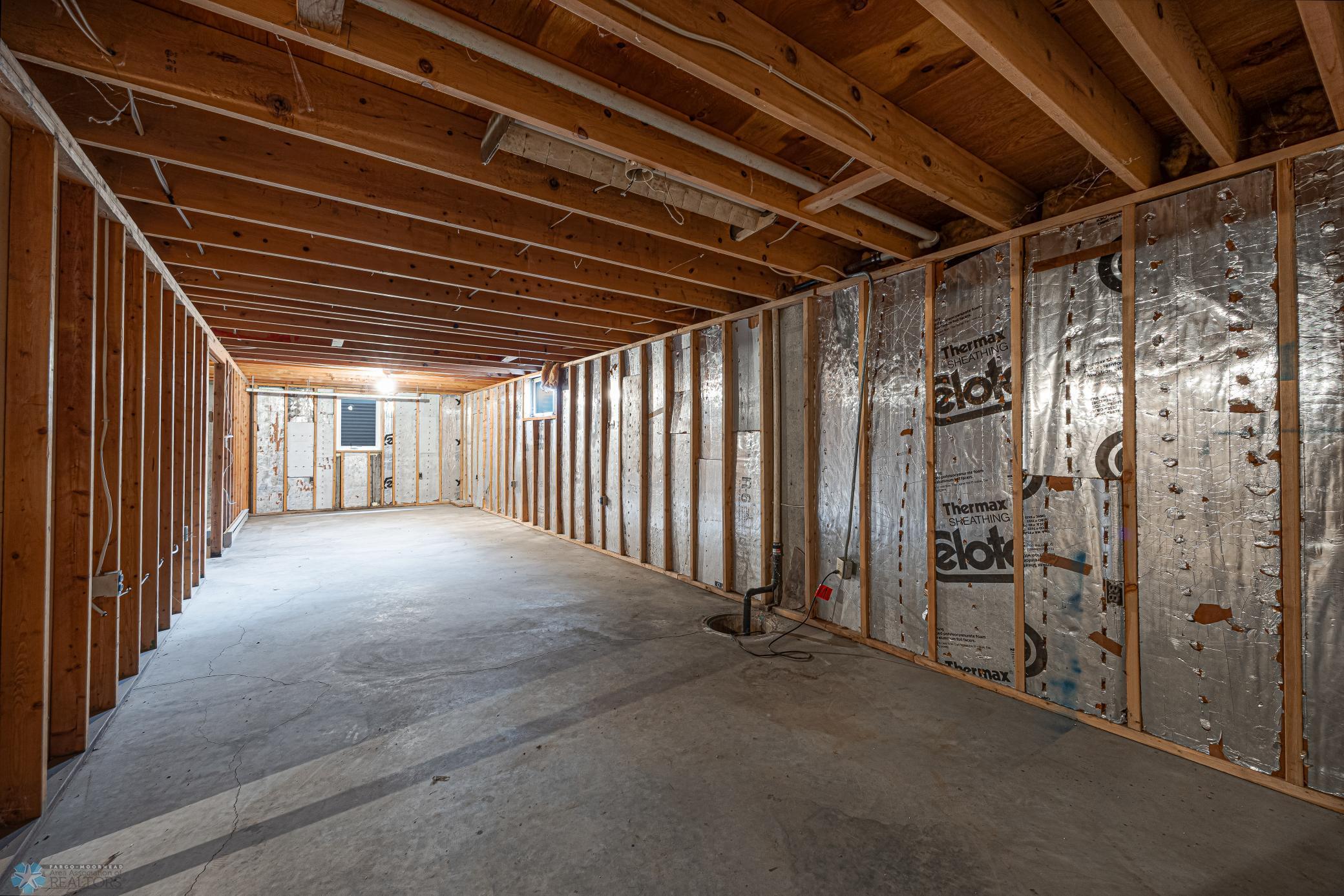 Partly Framed w Egress for Bedroom