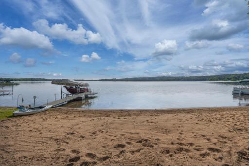 You will love this beautiful elevation and sandy beach.