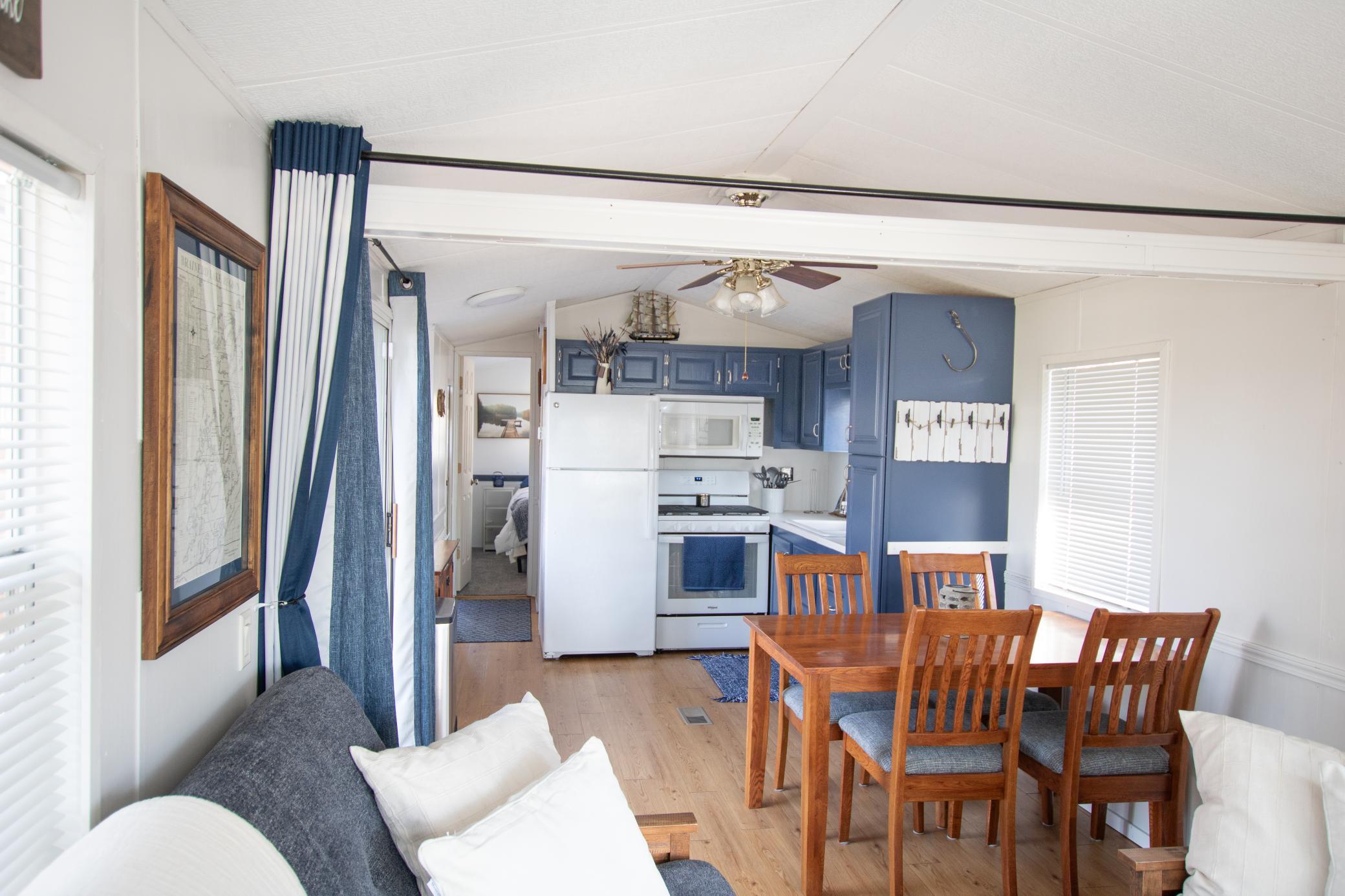 dining kitchen & living