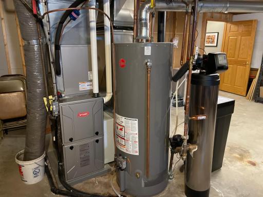 Newer high efficiency furnace and central air