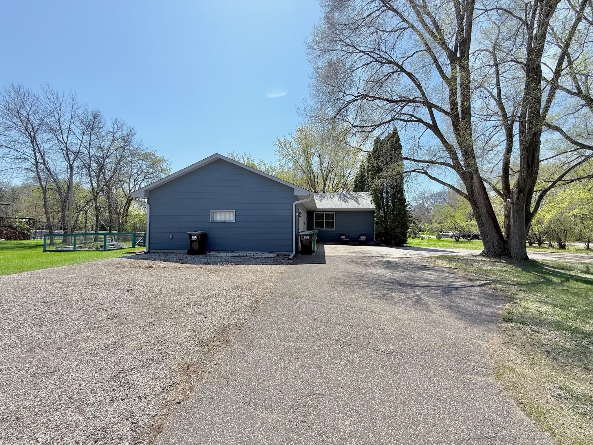 Short driveway and parking pad