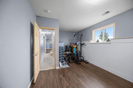 Bonus room in lower level, used as office and workout room!