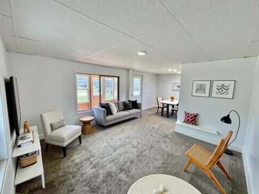 Living Room-The furnishings and decor shown have been virtually staged.