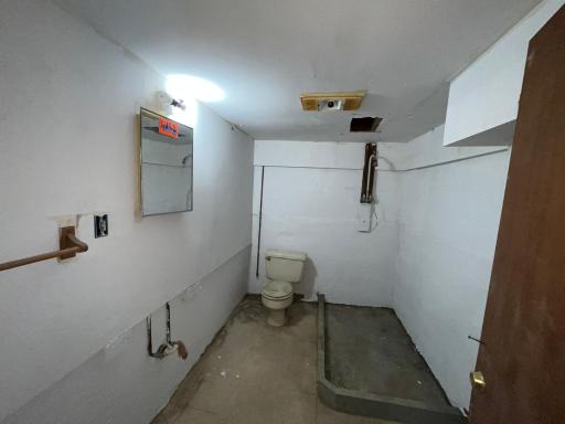 Basement bathroom- needs sink