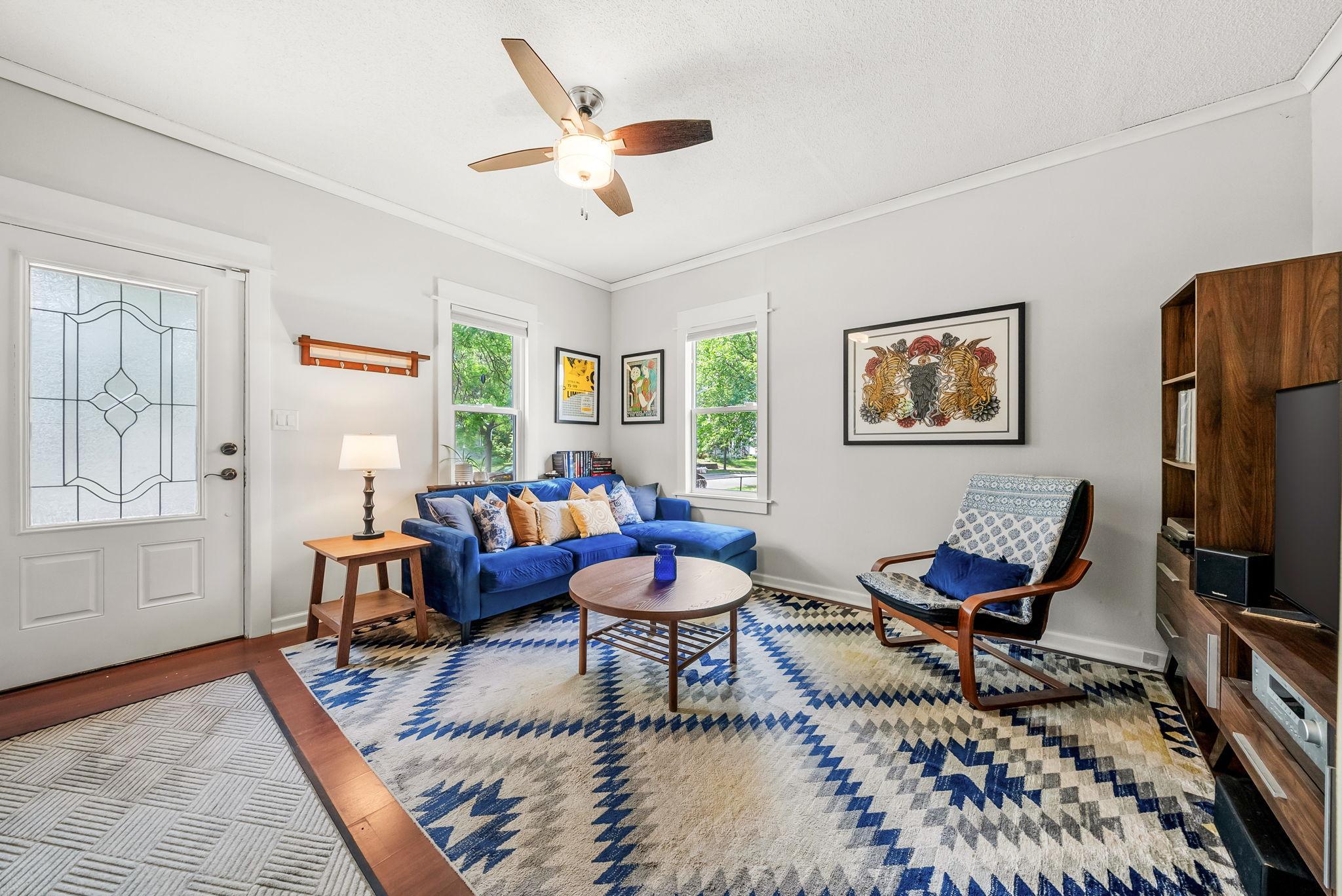 Alternate view of the living room.