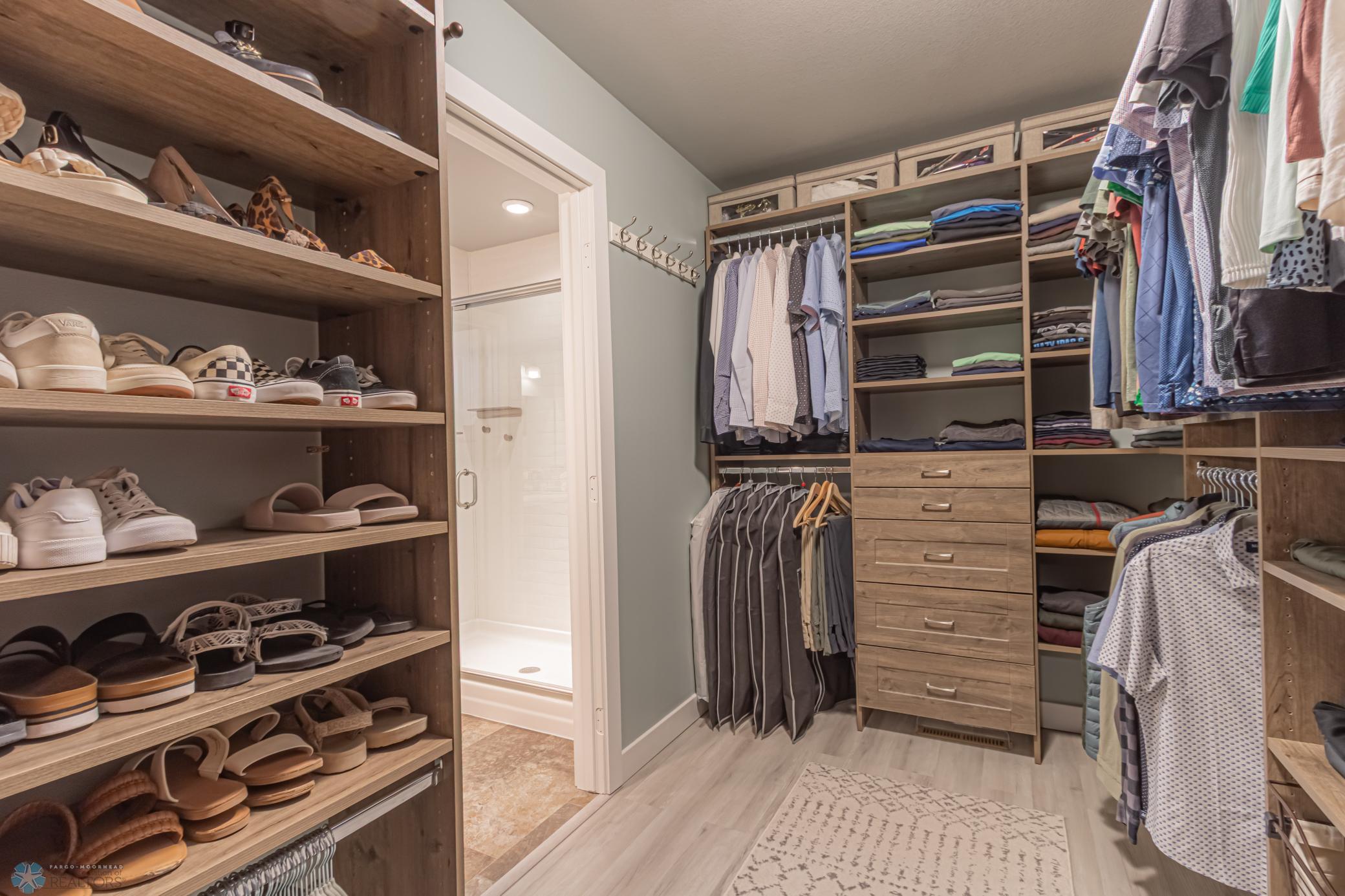 Master closet