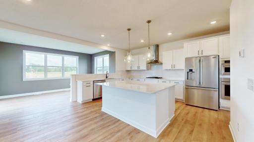 (Photo of model home, actual features may vary) Welcome to the gourmet kitchen of the McKinley!