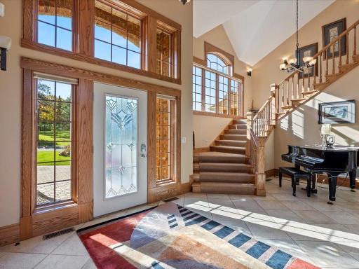 Main Level Large Foyer/Grand Staircase to upper level