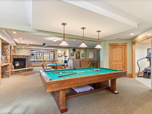Lower Level Rec Room- Large Brunswick Pool Table