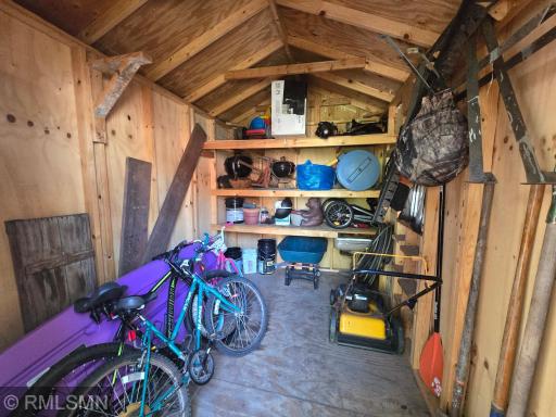 A great place to keep all of the "extras" safe and dry!