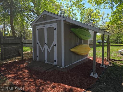 Who doesn't need more storage? This 10x8 shed was added in 2010 and serves its purpose well with additional storage under the lean to.