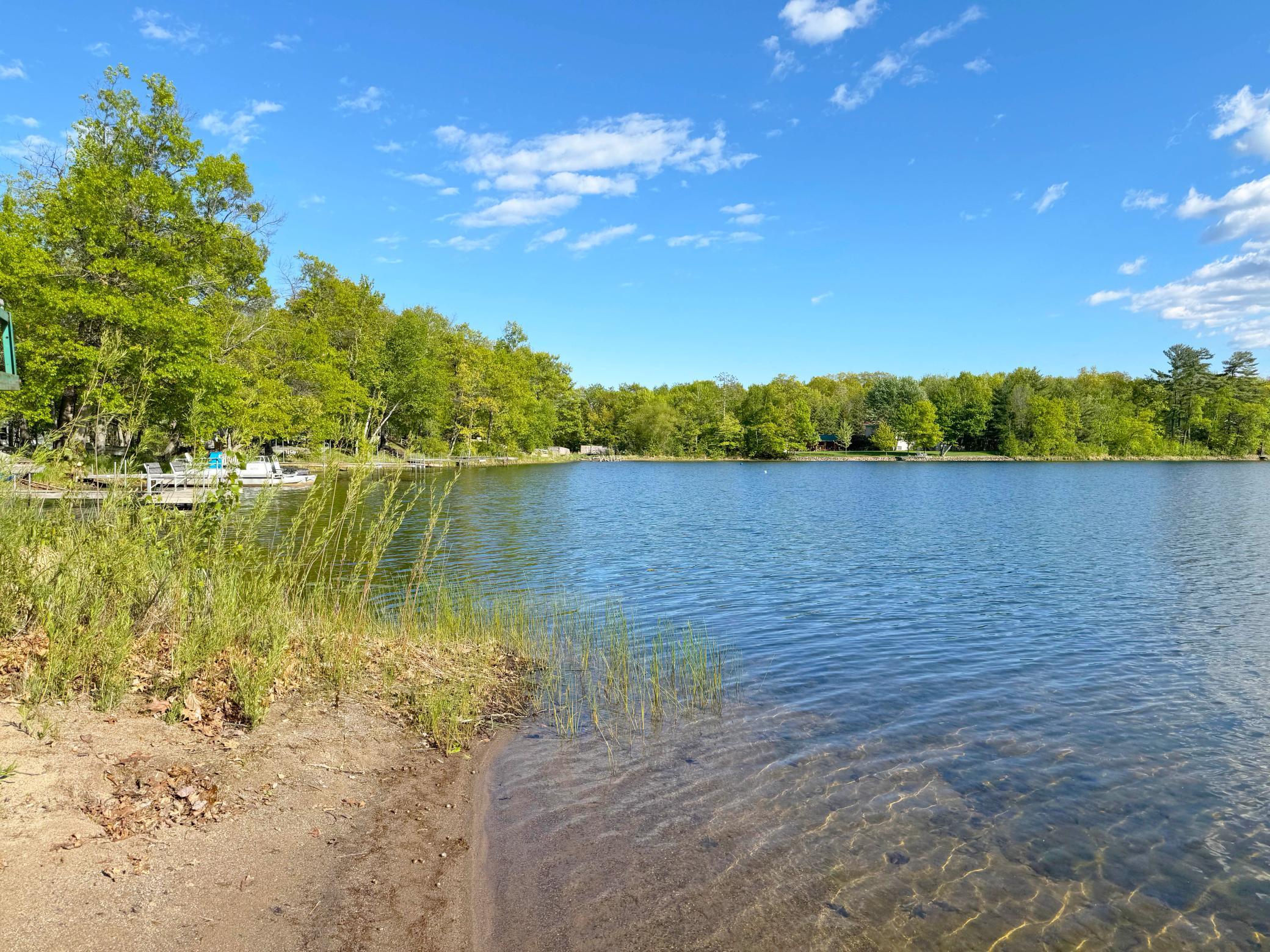 Looking down the shoreline from the beach in the other direction.