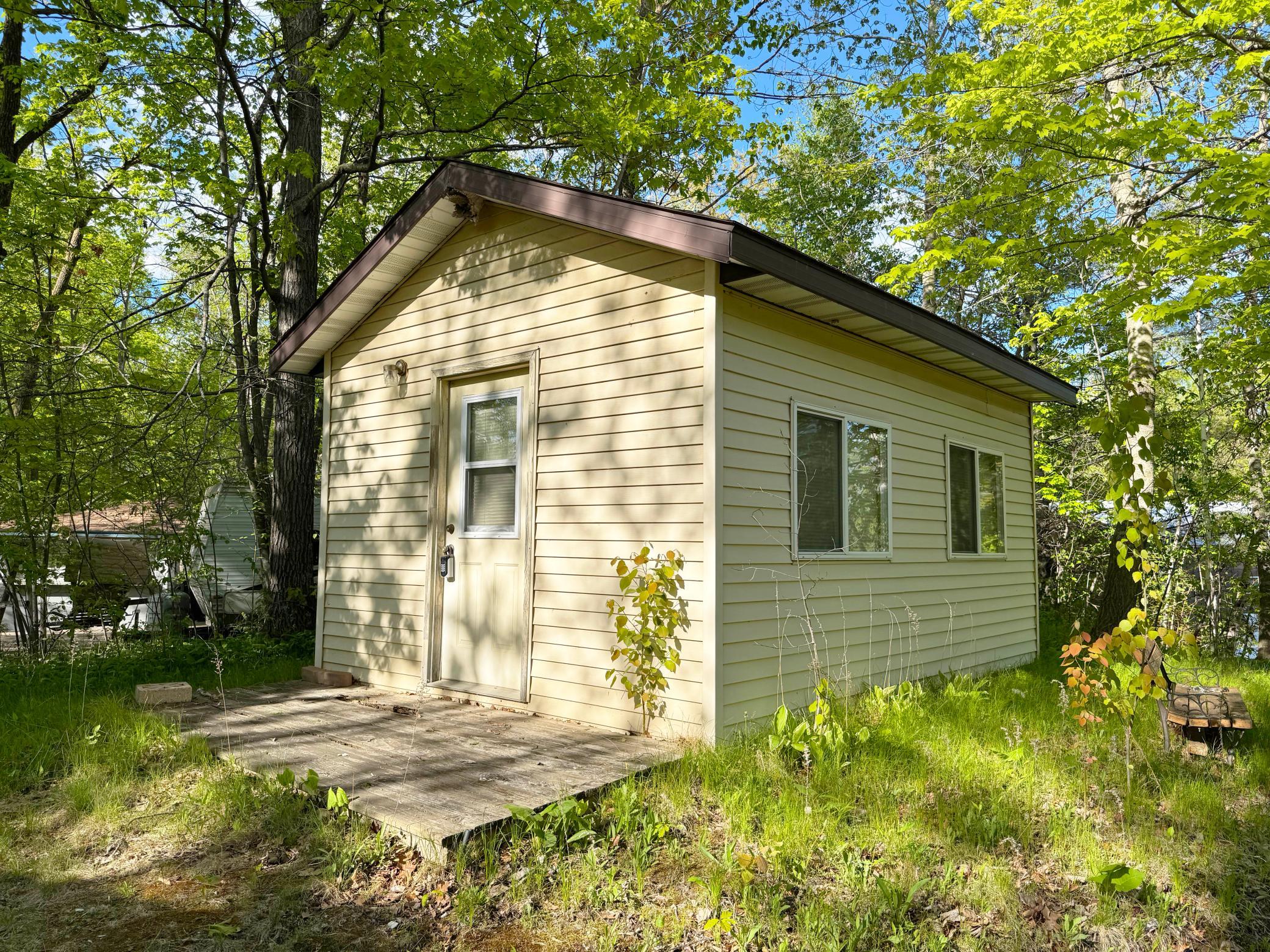 Carefree acres campground association is an excellent opportunity for your desired up north getaway property ON A LAKE! This cute little bunkhouse/MN room is ready for your weekend use at this seasonal campground setting!