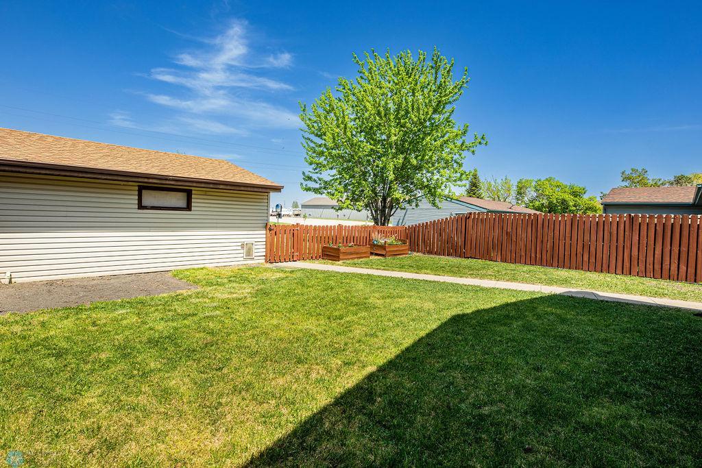 Large yard
