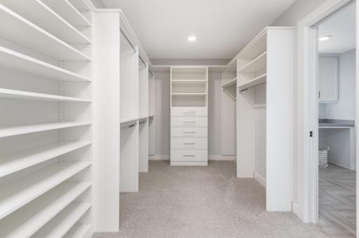 Ok, this walk in closet with built ins is simply incredible!