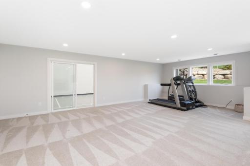Great space for a game table or exercise equipment. Zone heat keeps this space comfortable all year.