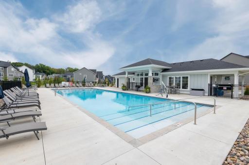 You will appreciate the neighborhood outdoor pool for family fun.