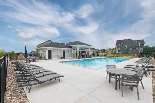 Great sun deck to relax and enjoy the pool with friends and get to know your neighbors.
