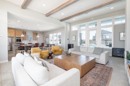 Good space for a large party. And then your guests won't mess up our beautiful home?!