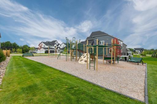 Another angle of the playground. A great place to work up an appetite or tire out the kids for their nap?