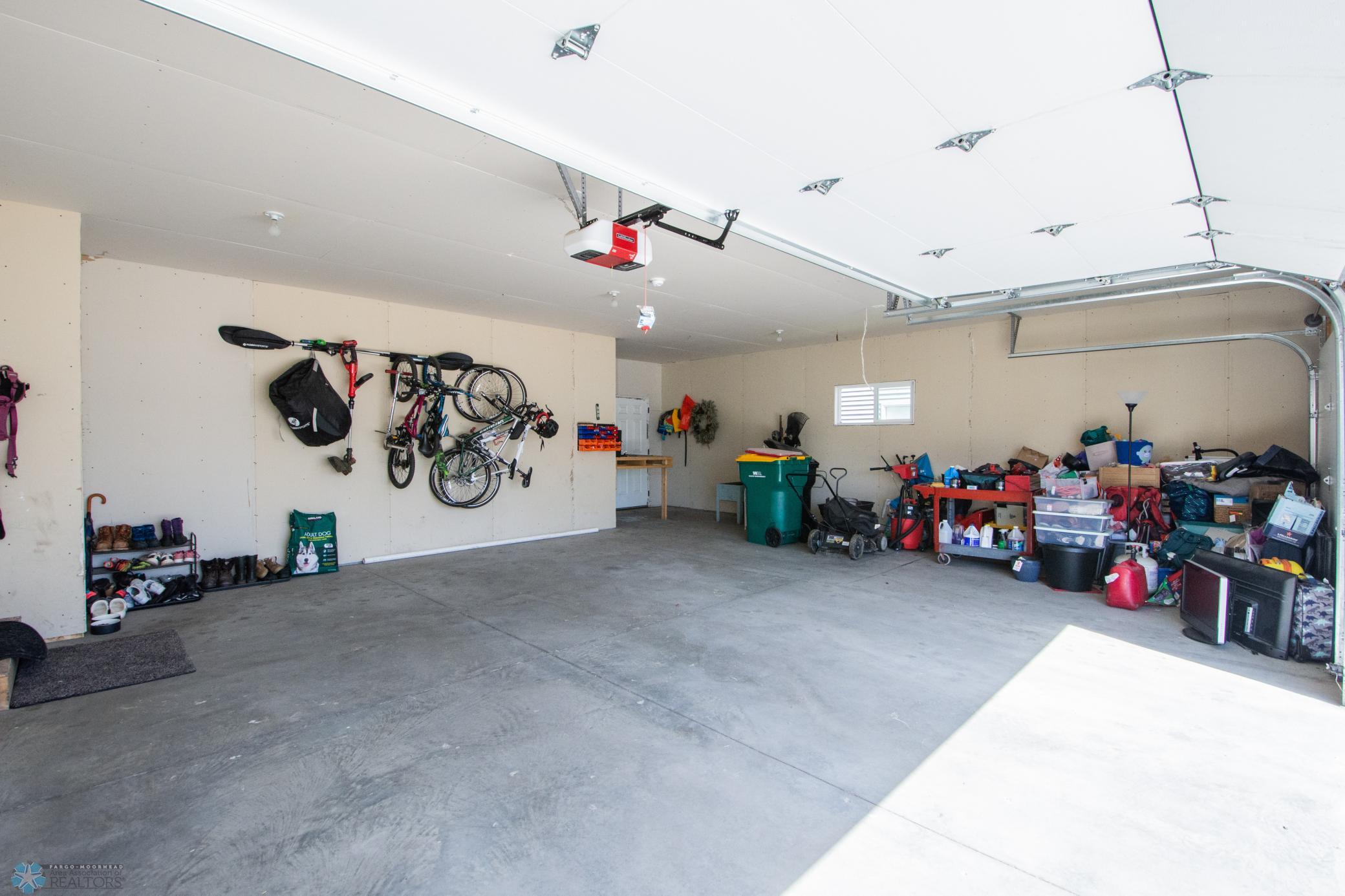 Three Stall Finished Garage