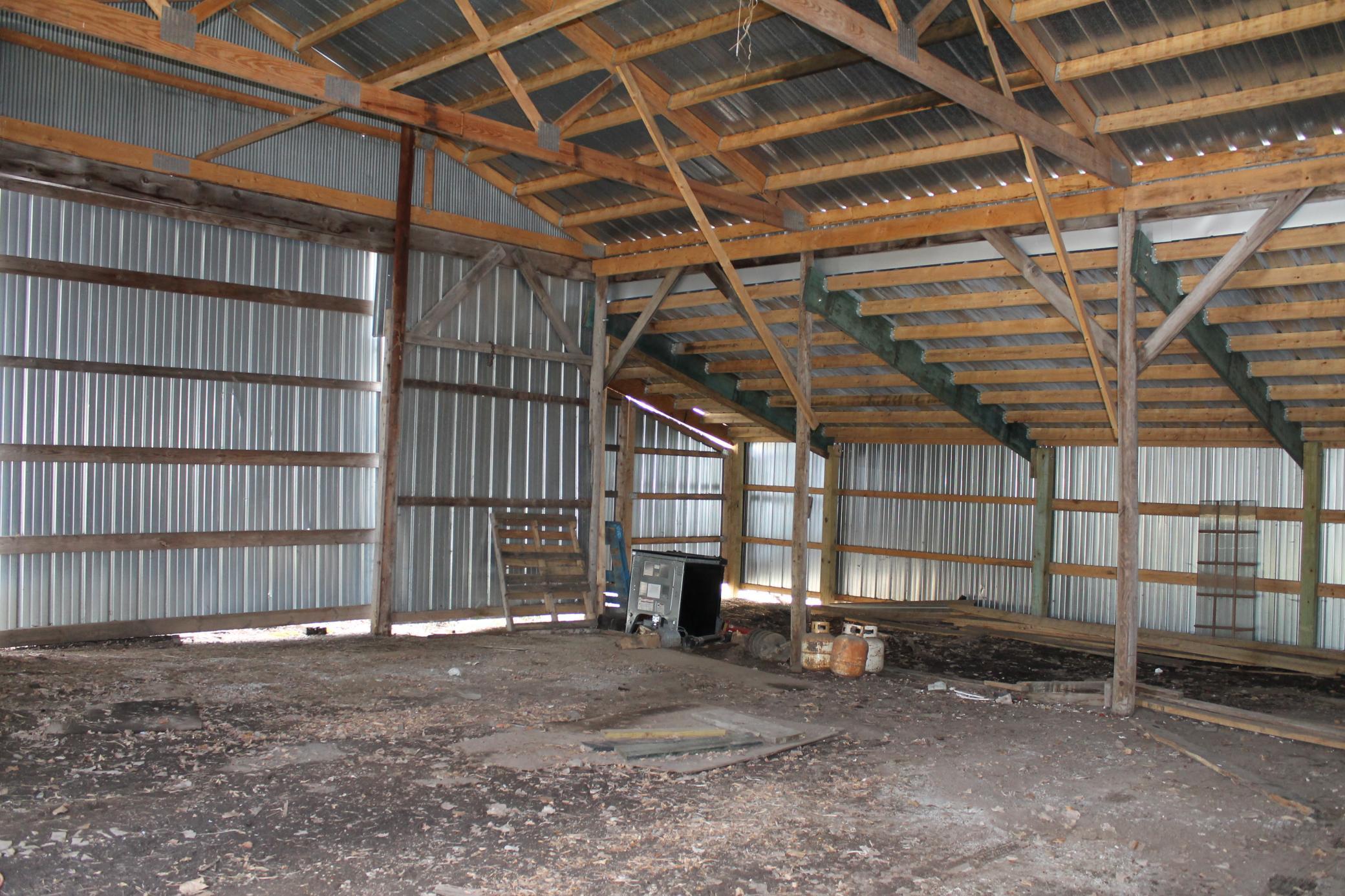Inside Pole Building
