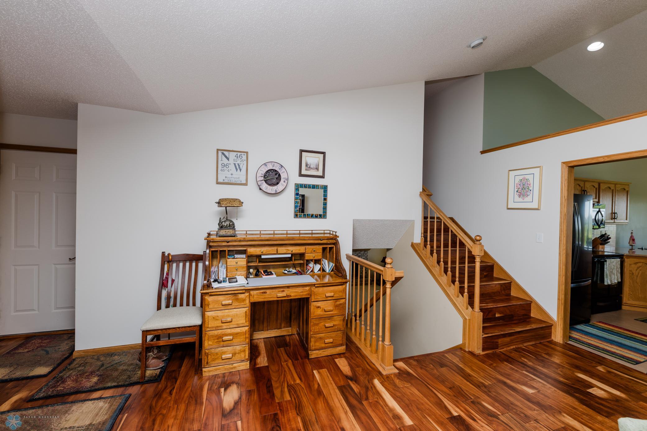 Steps to the lower level