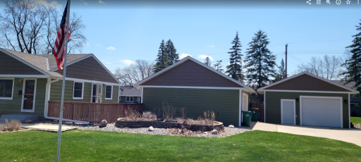Your 2+ car garage PLUS the Ultimate Man-Cave 4+car heated/AC workshop-garage (22x36) with concert driveway