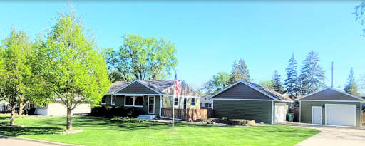 Full street view home on 111 ft wide lot