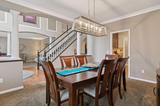 Pleasing aesthetic mix of both luxurious and informal areas~