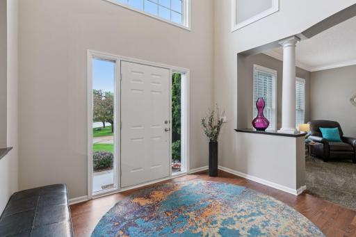 The foyer leaves a "wow" of an impression~