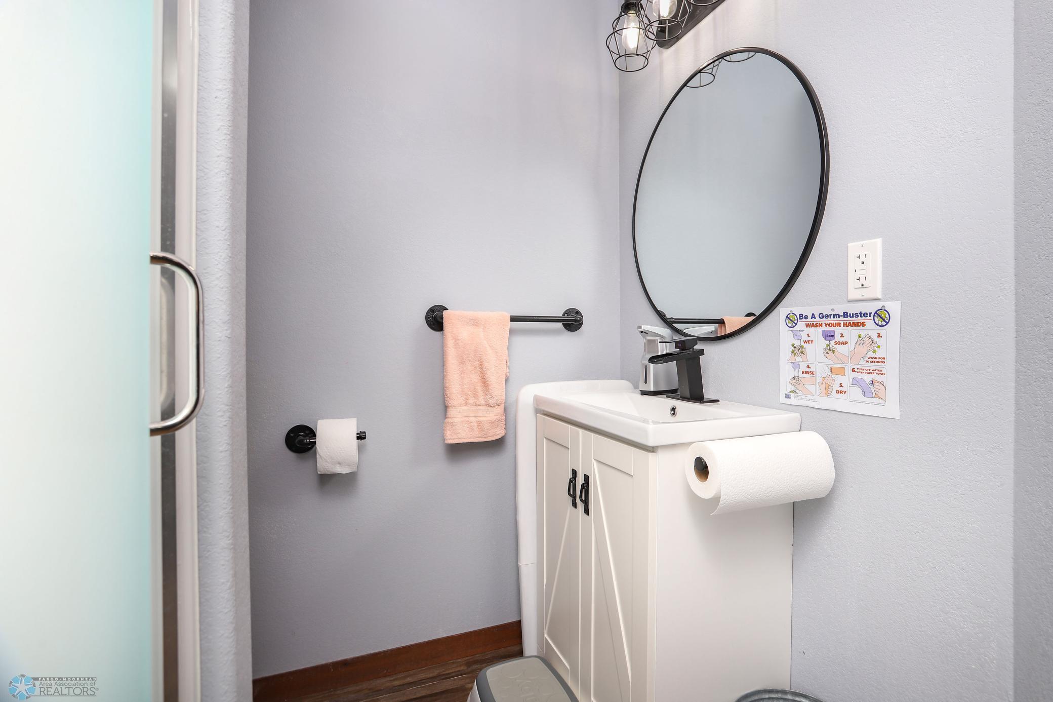 3/4 Bathroom in Basement