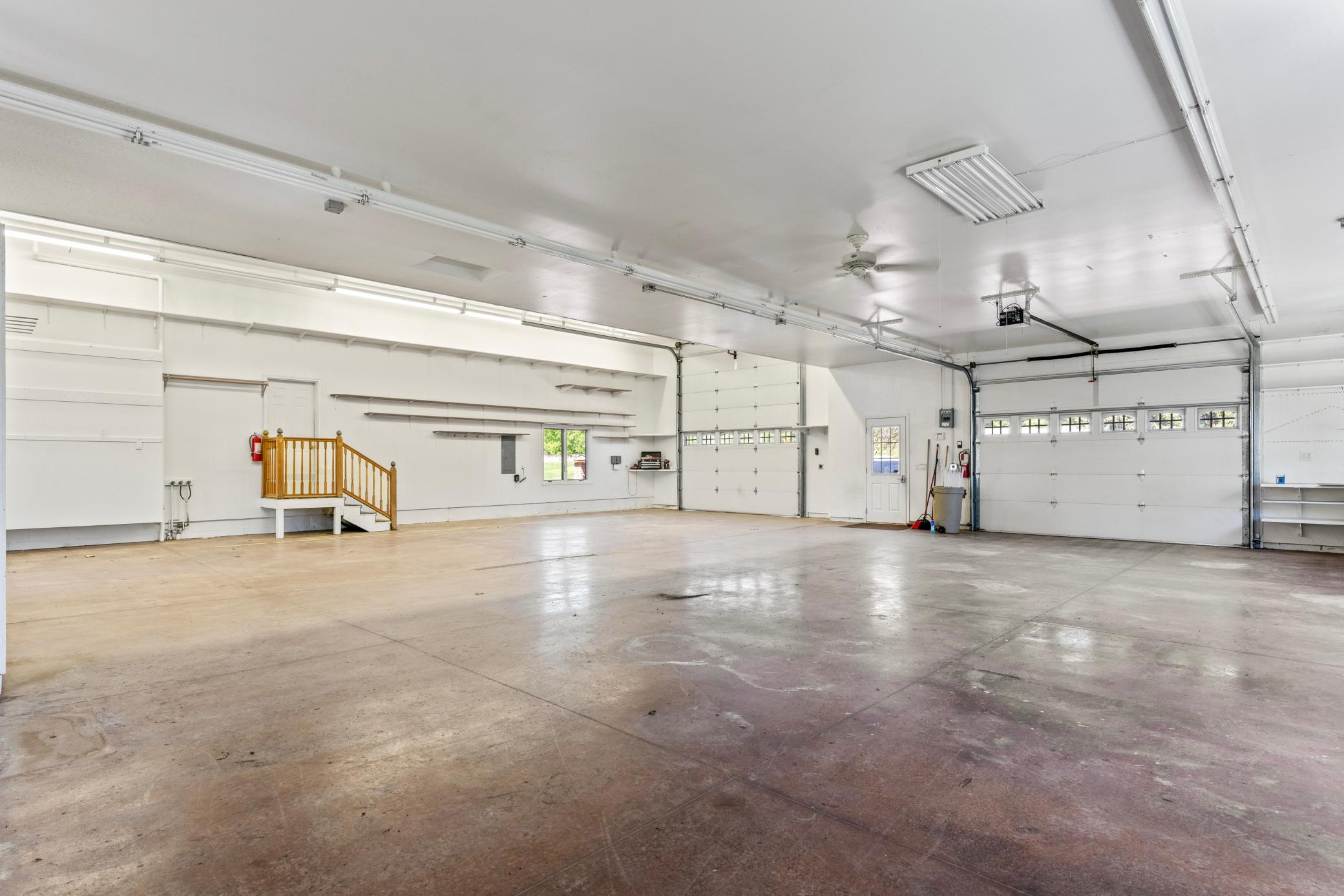 Finished Heated Garage/Workshop/Storage