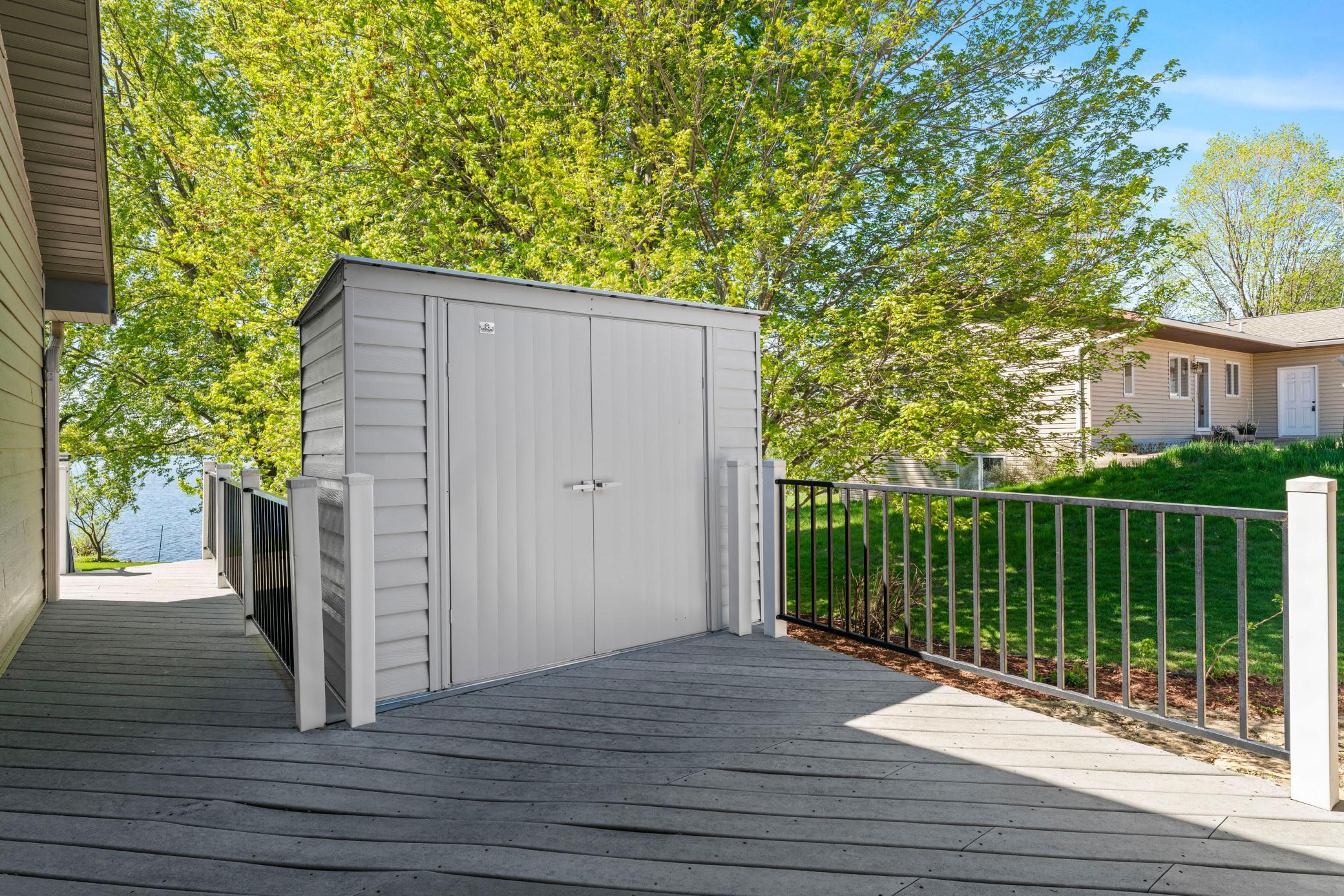 Storage Shed Off Second Side Deck