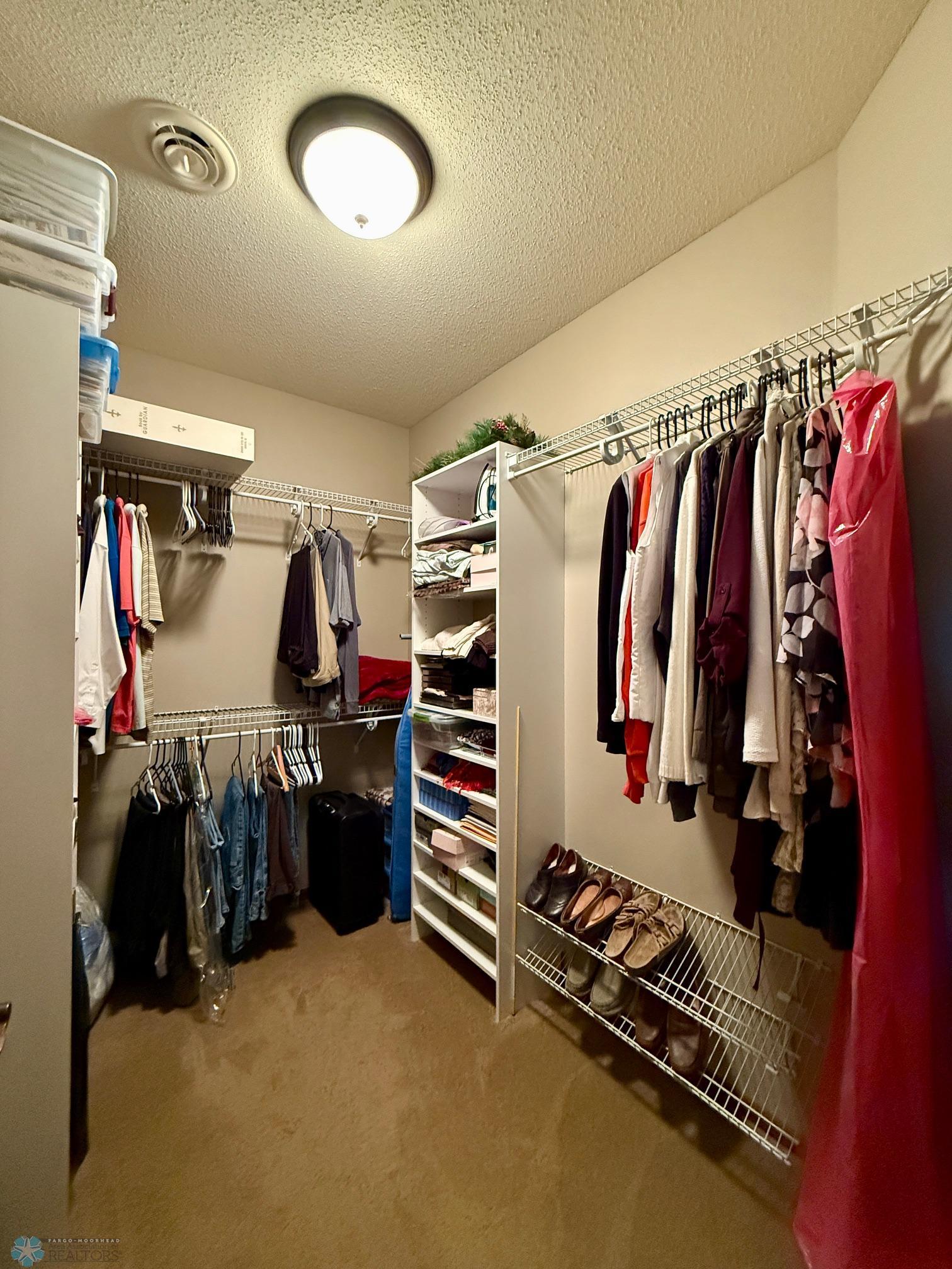 Primary walk in closet