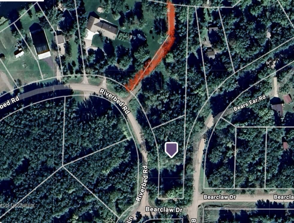 Deeded access marked in red.