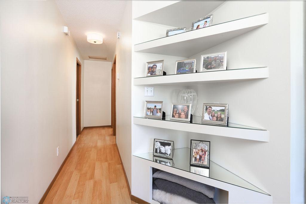 Hallway & built in shelving