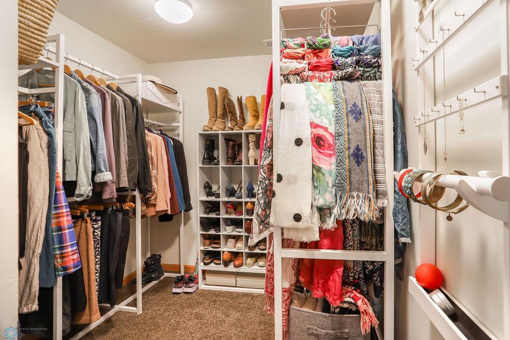 Bedroom 3 walk in closet