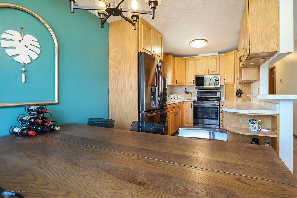 Dining looking into kitchen