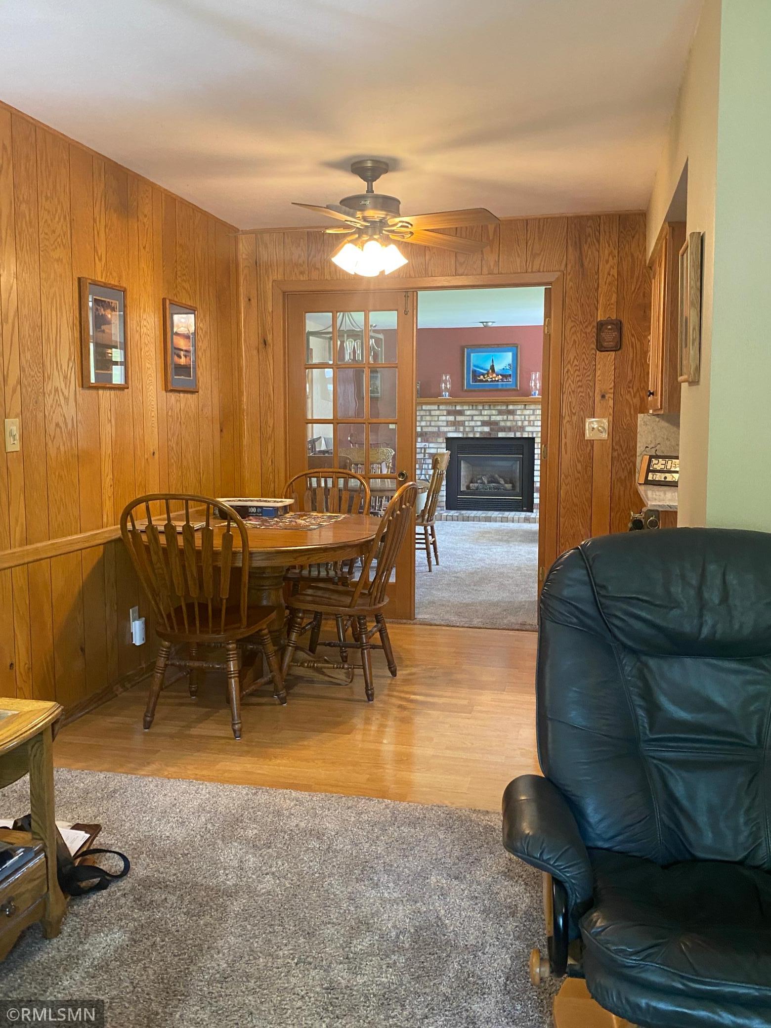 Eat in kitchen leading to family room