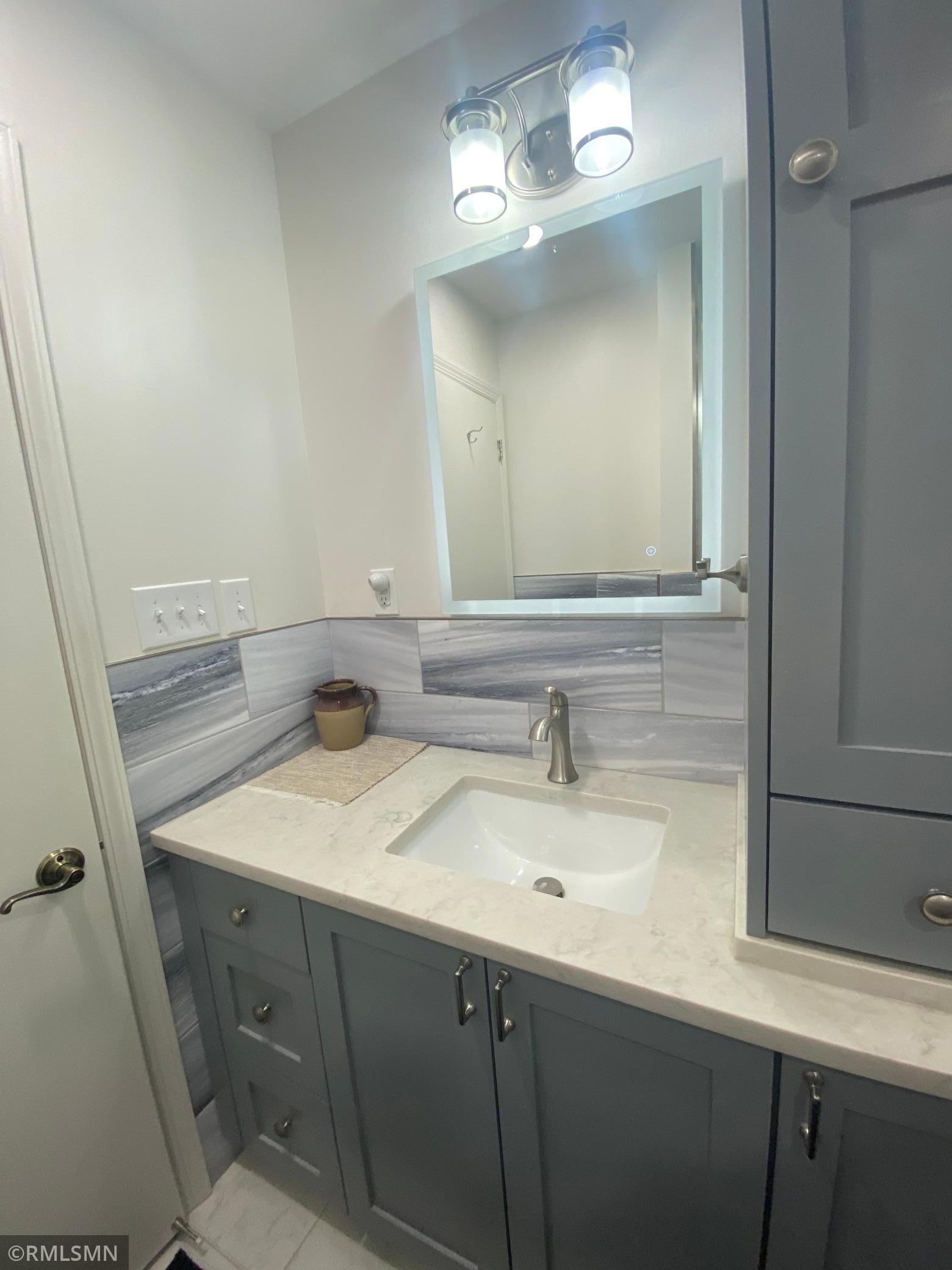 You will love the lights on the mirror!