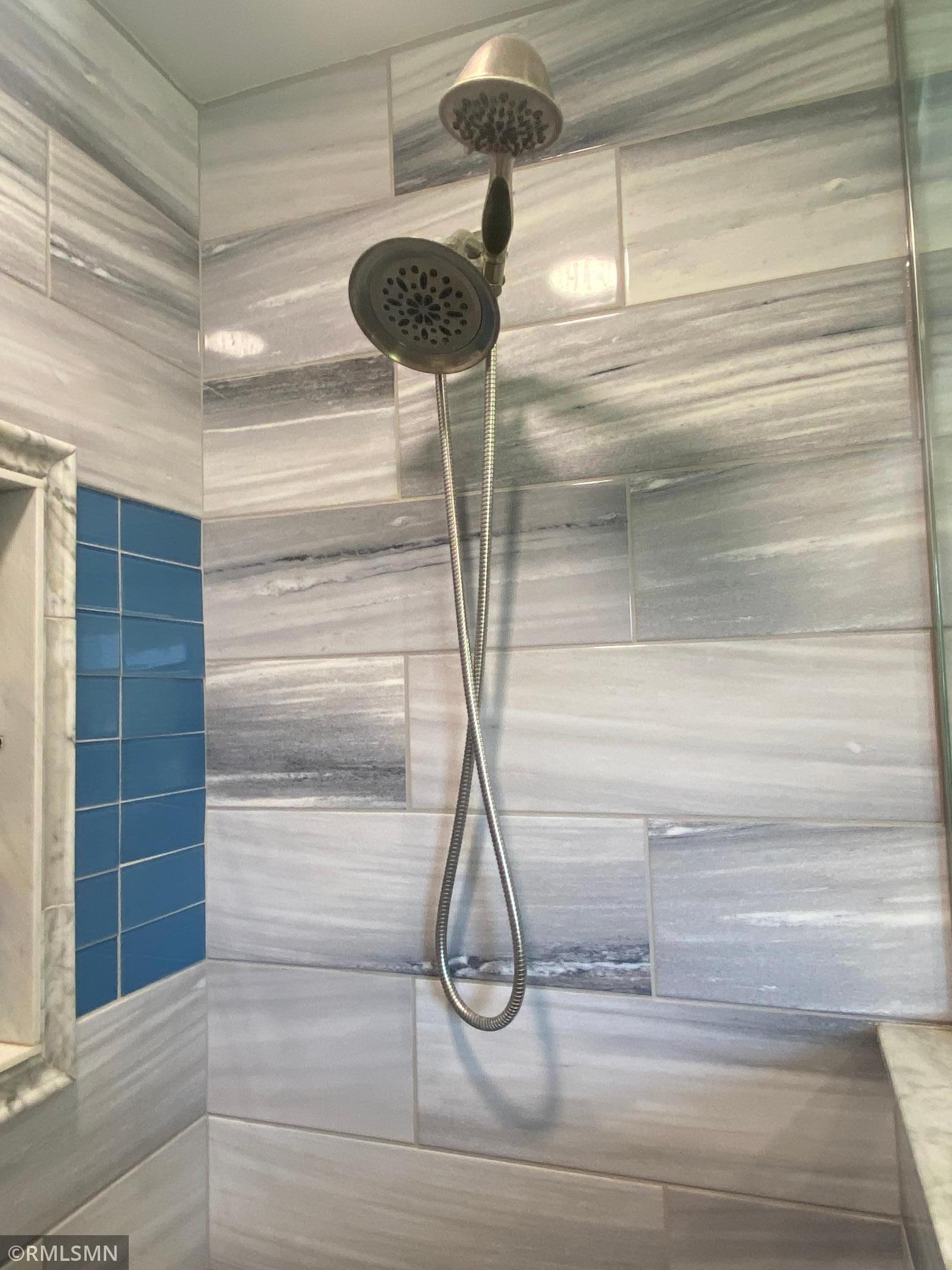 Main floor walk in shower