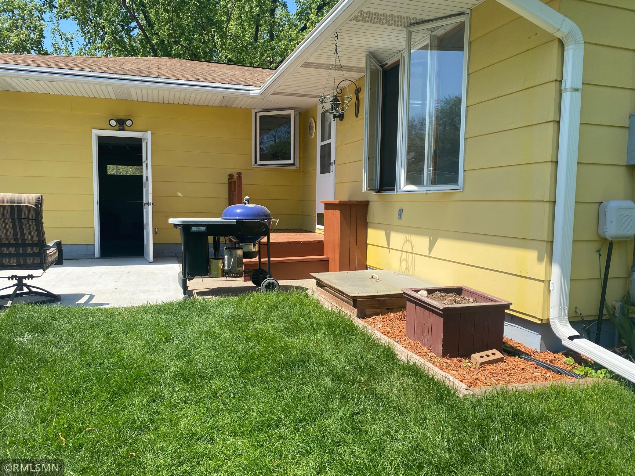 Patio off family room