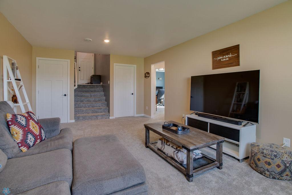 Lower level family room