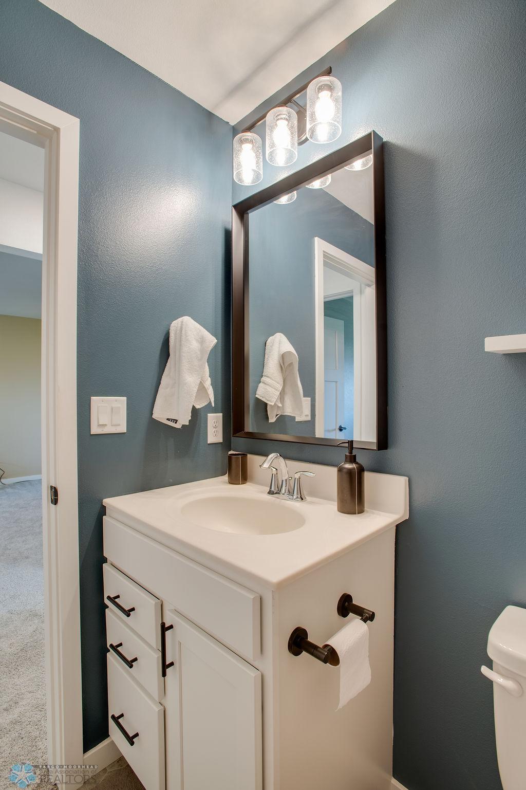 Lower level bath